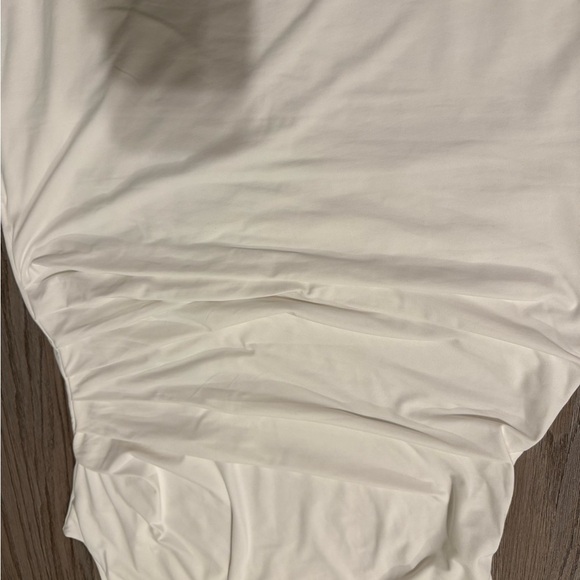 Elise Gug Elegant White Sleeveless Dress Size 40/L - Picture 7 of 10